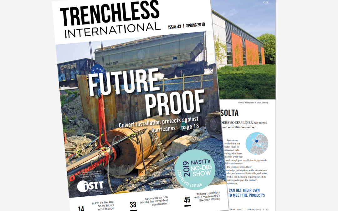Trenchless International reports on RÖDERS TEXTILES